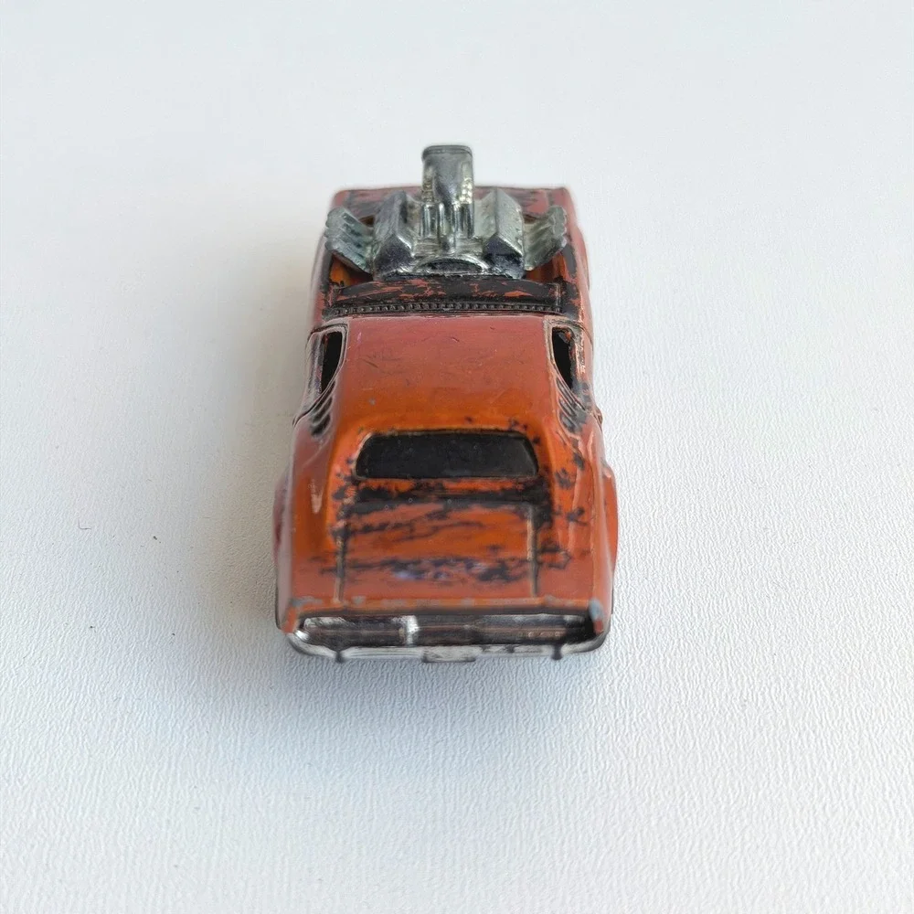 Vintage 1970 Hot Wheels Redline Rodger Dodger Orange Rare Dodge Challenger